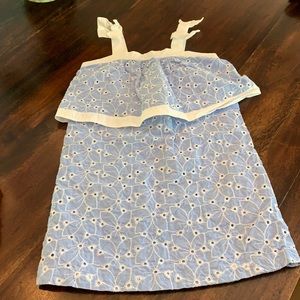 Janie and Jack baby blue spring dress